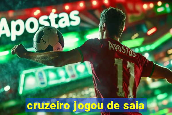 cruzeiro jogou de saia